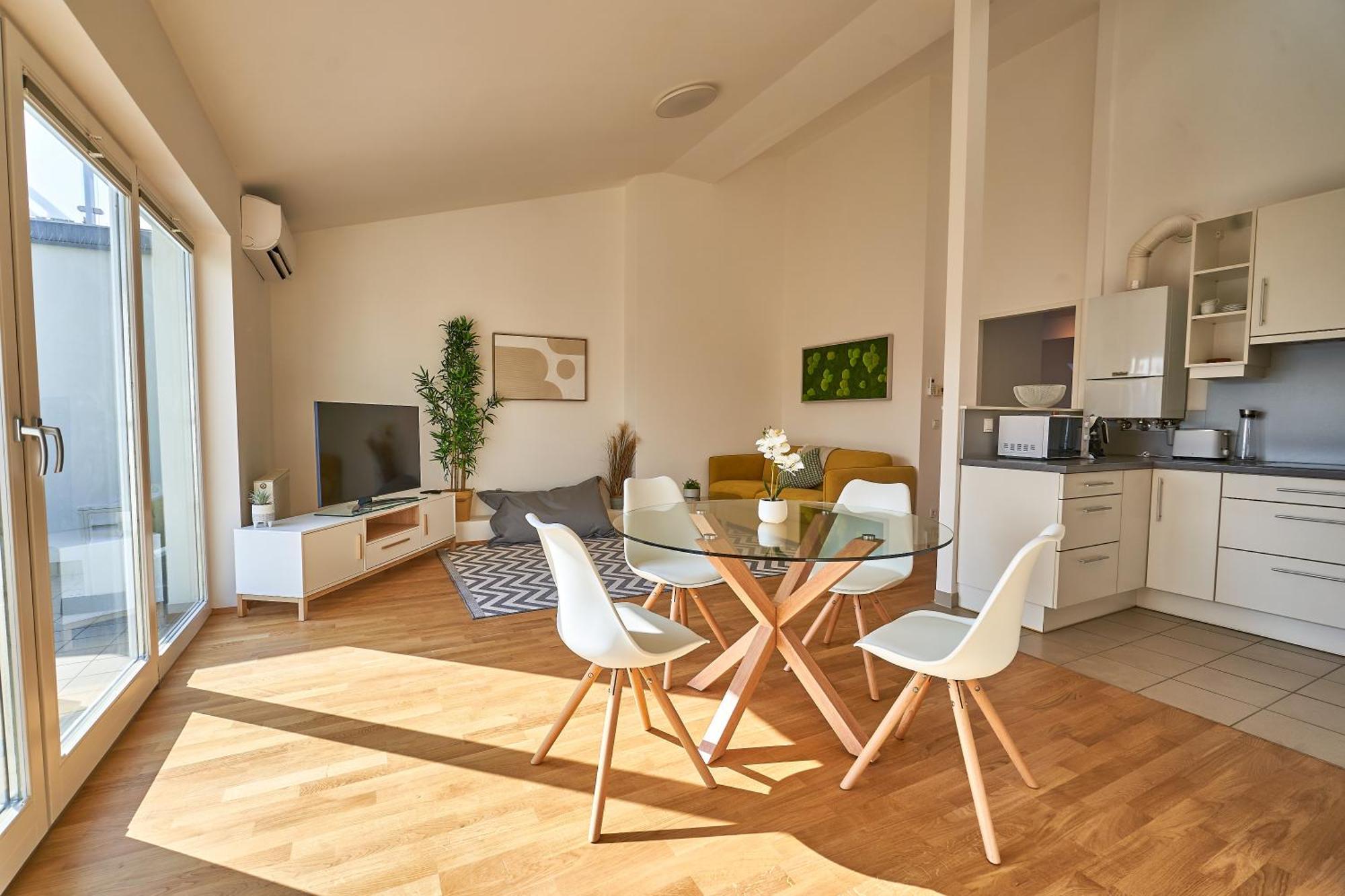 Trendy Apartment Zentral Gelegen Viena Exterior foto